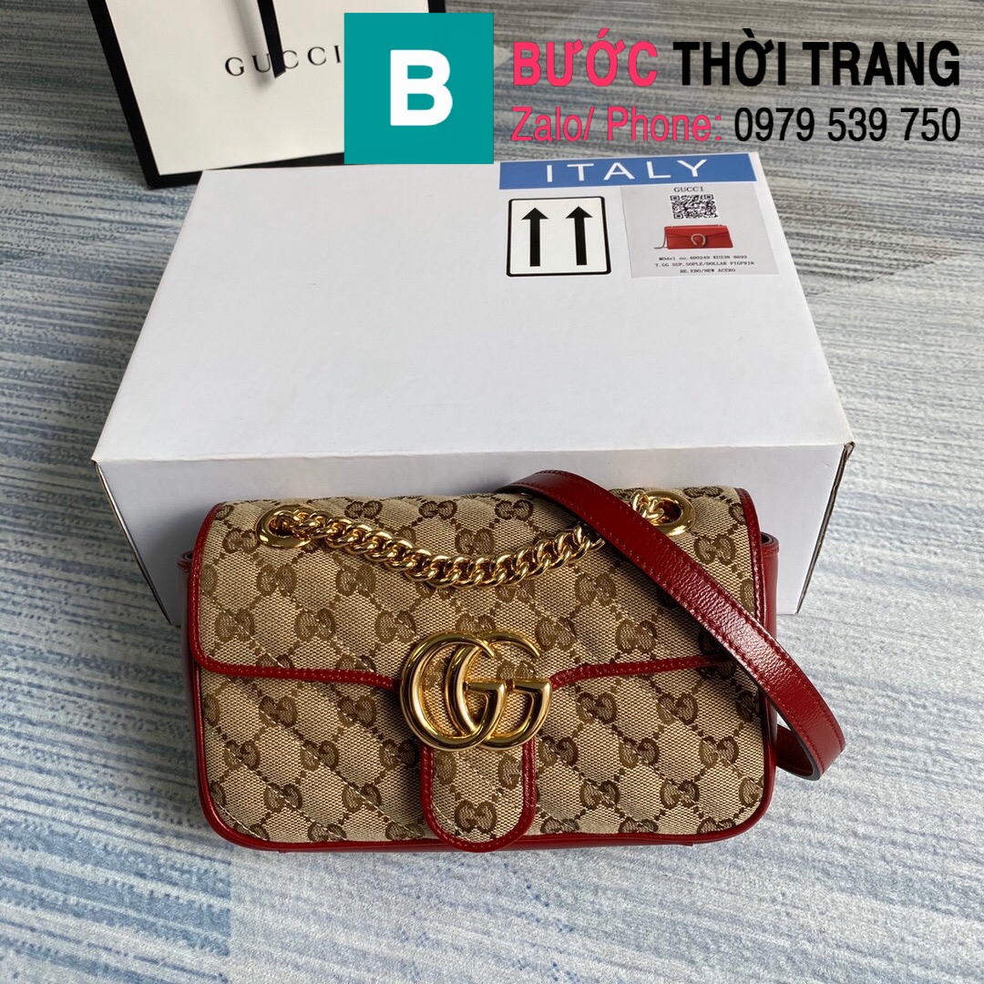 Túi xách Gucci Marmont matelaseé mini bag (91)