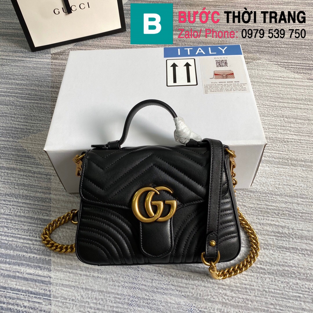 Túi xách Gucci Marmont mini top handle (28)