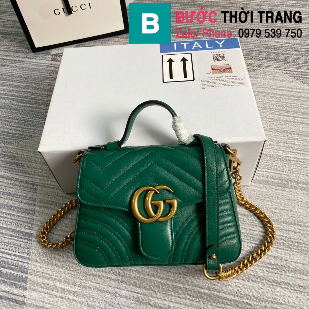 Túi xách Gucci Marmont mini top handle (46)