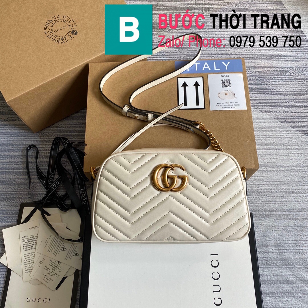 Túi xách Gucci Marmont small matelassé shoulder bag (19)