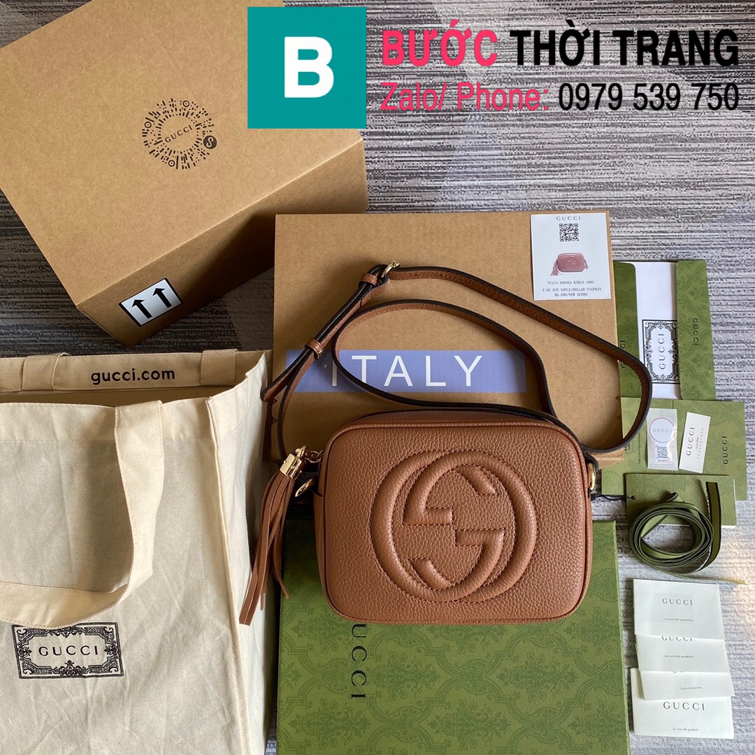 Túi xách Gucci Soho Small Leather Disco bag (10)