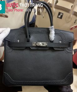 Túi xách Hermes Birkin siêu cấp da Togo màu đen size 30cm