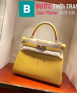  Túi xách Hermes Kelly siêu cấp da togo màu vàng size 28cm
