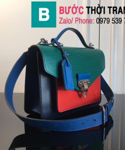 Túi xách LV Louis Vuitton Neo Monceau siêu cấp da bò sần màu xanh size 22cm - M55405