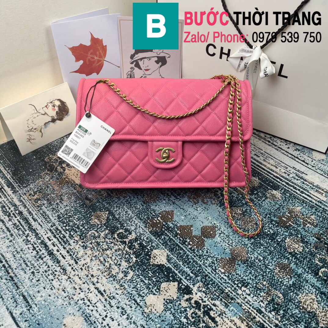 Túi đeo chéo Chanel Nữ leboy coco chanel Thời trang 11 AUTHENTIC nhập khẩu  Hong