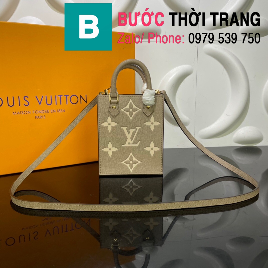 Louis Vuitton Petit Sac Plat Monogram Empreinte Leather Bag  NCash