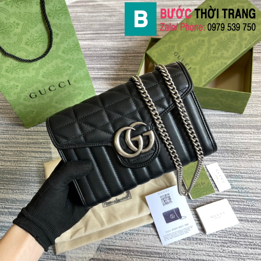 Túi xách Gucci Marmont Matelassé mini mẫu mới siêu cấp màu đen size 20cm –  474575 – Túi Xách Nữ, Túi Xách Đẹp, Túi Xách Giày Dép Nữ – Bước Thời Trang