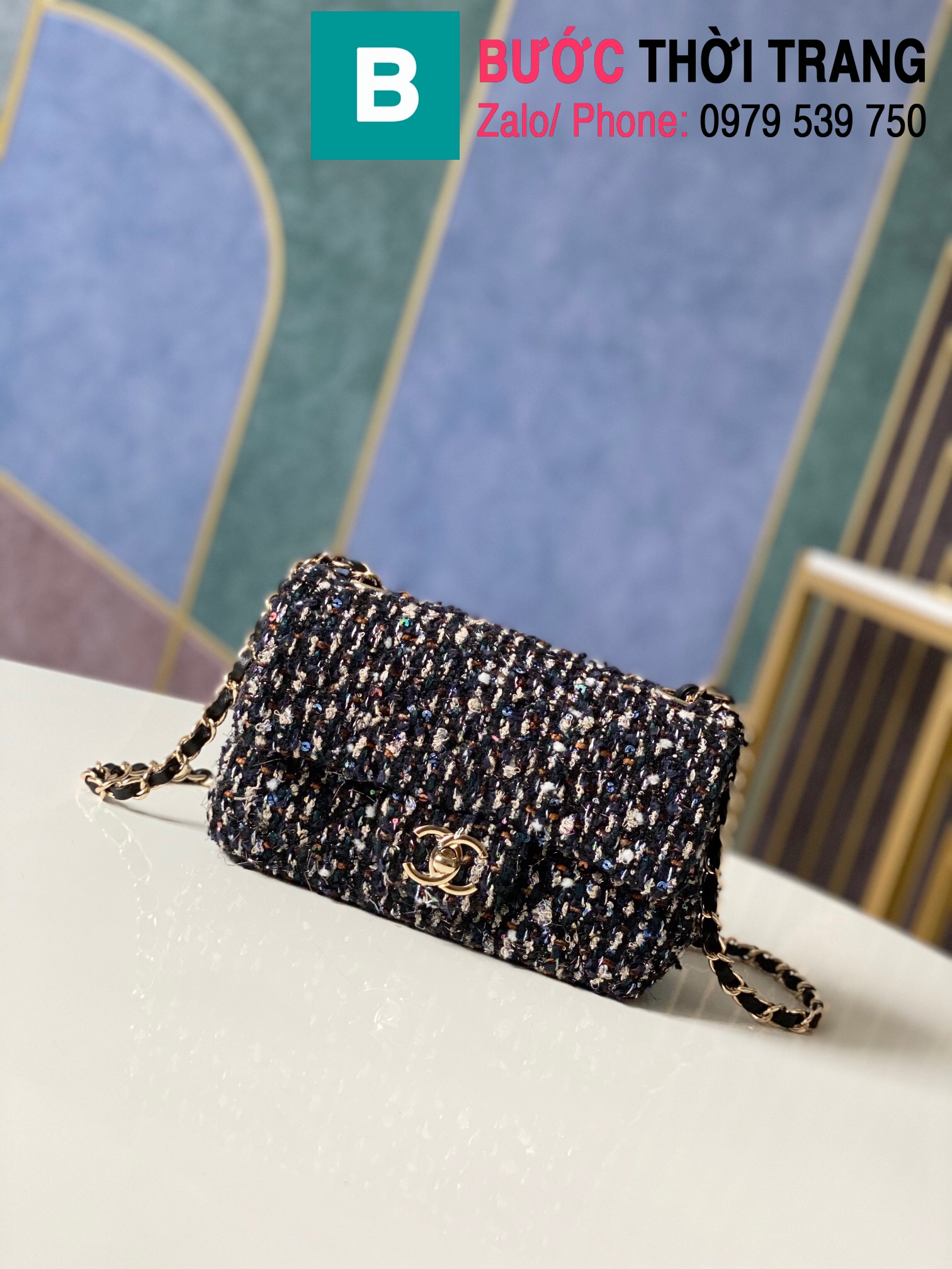 Túi xách Chanel classic flap bag (10)
