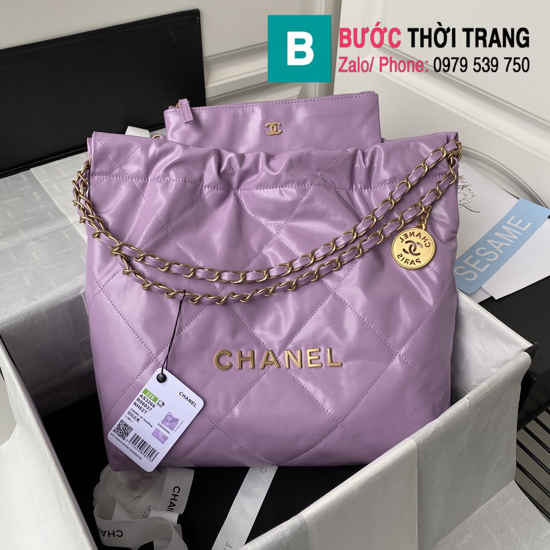 Túi Chanel 22 cỡ nhỏ AS3260 size 35x37cm (19)