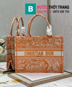 Túi xách Dior tote màu cam size 36 (1)
