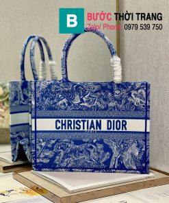 Túi xách Dior Book Tote siêu cấp màu xanh size 36.5cm
