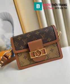 Túi Louis Vuitton Dauphine Mini màu nâu size 20cm - M44580