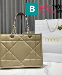 Túi xách Dior Essential siêu cấp thể tote màu hạt dẻ sữa size 36cm