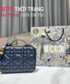 Túi xách Dior caro 18cm (1)