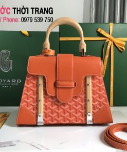 Túi xách Goyard Saigon PM siêu cấp màu cam size 28cm