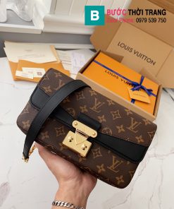 Túi xách LV Marceau Monogram Canvas siêu cấp màu nâu đen size 24 cm - M46126