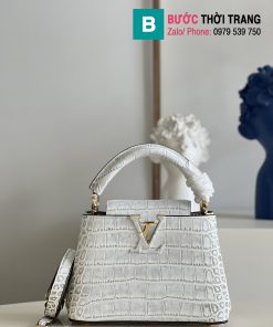 Túi LV Capucines Collection for Women màu trắng size 21cm - LV M48865