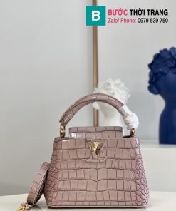 Túi LV Capucines Collection for Women màu hồng size 21cm - LV M48865