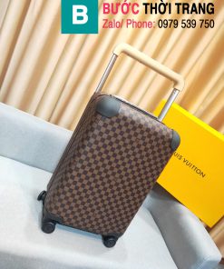 Vali LV size 20 in (size cabin) du lịch họa tiết caro màu nâu - M23203