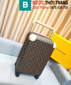 Vali LV size 20 in (size cabin) du lịch họa tiết monogram màu nâu - M23203