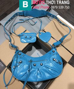 Túi Balenciag Le Cagole siêu cấp màu xanh size 26cm và 36cm
