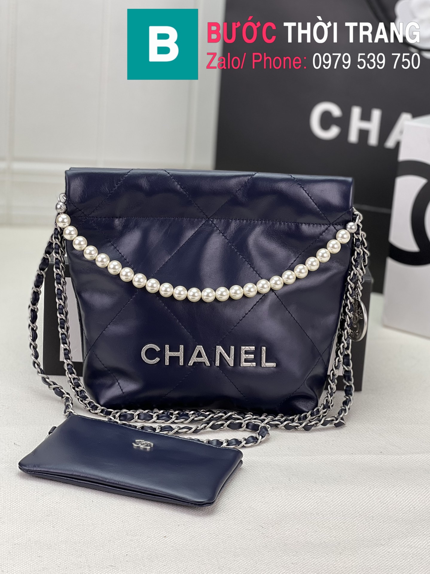 Túi xách Chanel small siêu cấp da bê màu xanh tím than size 25cm – Túi Xách  Nữ, Túi Xách Đẹp, Túi Xách Giày Dép Nữ – Bước Thời Trang