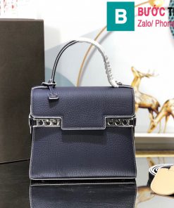 Túi xách Delvaux tempete cao cấp da bê size 21.5m màu tím