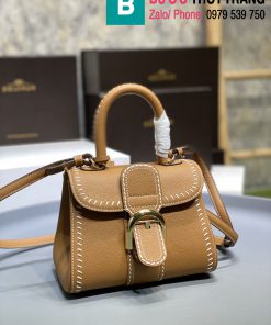 Túi xách Delvaux - Brillant cao cấp da bê size 20cm màu vàng