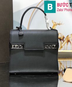 Túi xách Delvaux tempete cao cấp da bê size 21.5m màu đen