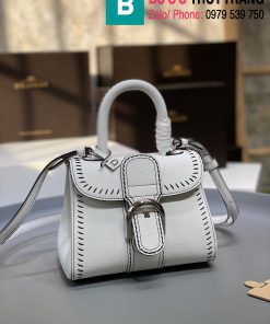 Túi xách Delvaux - Brillant cao cấp da bê size 20cm màu trắng