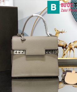 Túi xách Delvaux tempete cao cấp da bê size 21.5m màu galet