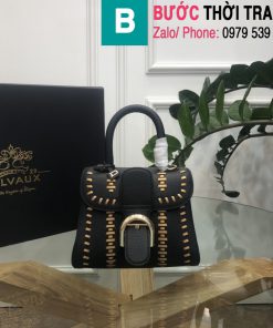 Túi xách Delvaux - Brillant cao cấp da bê size 20cm màu đen