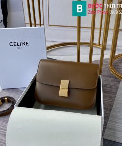 Túi Xách Celine Medium Classic In Red siêu cấp da bê màu vàng size 24cm