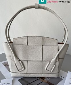 Túi xách Bottega Venetae cao cấp da bê màu trắng size 38cm
