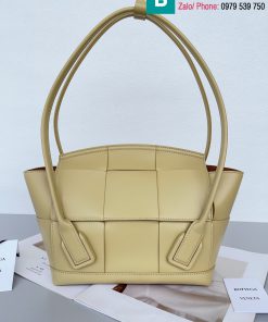 Túi xách Bottega Venetae cao cấp da bê màu trắng ngà size 38cm