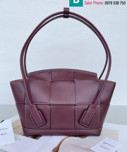 Túi xách Bottega Venetae cao cấp da bê màu tím size 38cm