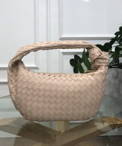 Túi xách Bottega Veneta hobo bag cao cấp da bê màu hồng size 46cm