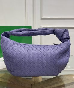 Túi xách Bottega Veneta hobo bag da bê màu tím size 46cm