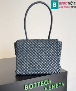Túi xách Bottega Veneta matthieu blazy cao cấp da bê màu xanh xám size 26cm