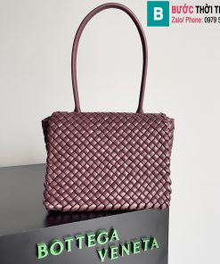 Túi xách Bottega Veneta matthieu blazy cao cấp da bê màu tím size 26cm