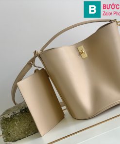 Túi Xách Celine Teen Bucket siêu cấp bò màu nude size 23cm