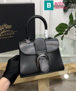 Túi xách Delvaux - Brillant cao cấp da bê size 20cm màu đen