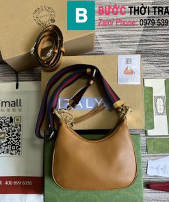 Túi xách Gucci Attache siêu cấp da bê màu vàng size 23cm