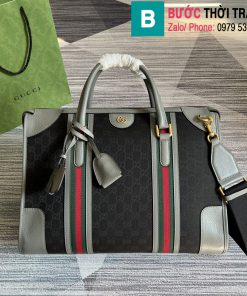 Túi xách Gucci Large Satchel Bag siêu cấp da bê màu đen size 40cm