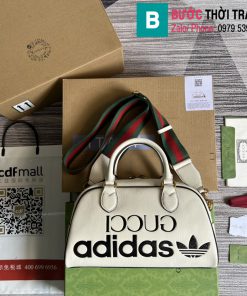 Túi xách Gucci adidasx siêu cấp da bê màu trắng size 31.5cm