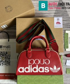 Túi xách Gucci adidasx siêu cấp da bê màu đỏ size 31.5cm