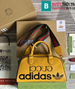 Túi xách Gucci adidasx siêu cấp da bê màu vàng size 31.5cm