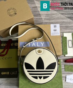 Túi xách Gucci adidasx opidia siêu cấp da bê màu trắng size 22cm