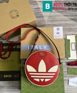 Túi xách Gucci adidasx opidia siêu cấp da bê màu đỏ size 22cm