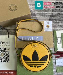 Túi xách Gucci adidasx opidia siêu cấp da bê màu vàng size 22cm